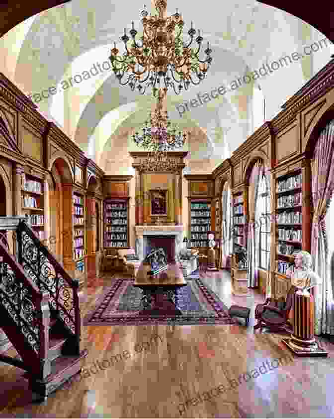 A Grand Library With High Ceilings And Rows Of Bookshelves. The Culture Of Cities (Forbidden Bookshelf)