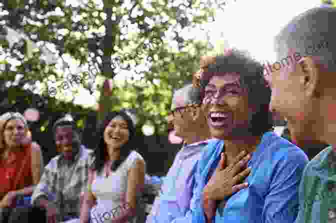 A Group Of Elderly Friends Sharing Laughter And Companionship In A Park People Yearbook Don Giannatti