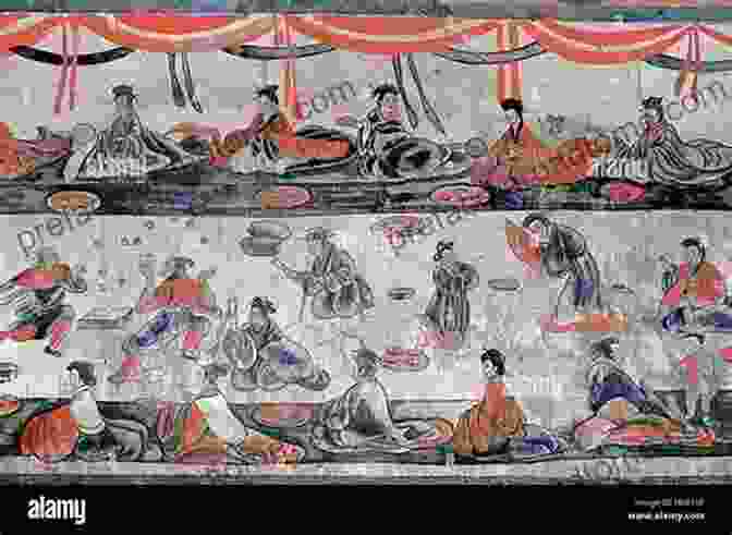 A Han Dynasty Painting Depicting A Banquet Scene The Story Of China In Ancient Paintings