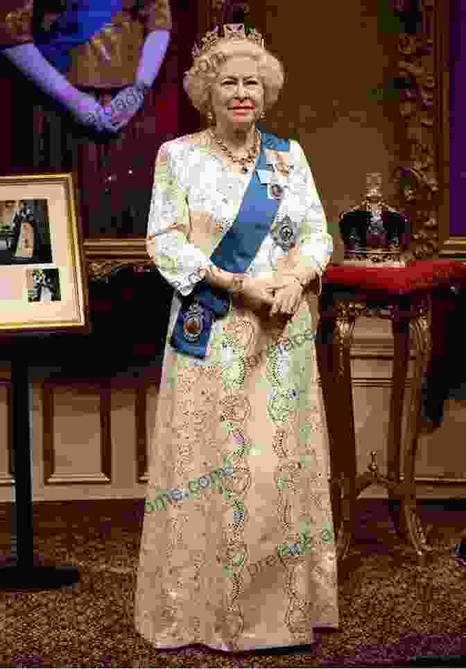 A Majestic Portrait Of Queen Elizabeth II, The Reigning British Monarch For Over 70 Years. A Personal Portrait Of The Royal Family