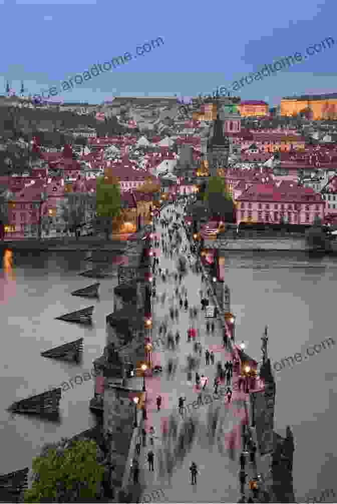 A Stunning View Of The Charles Bridge In Prague, Czech Republic DK Eyewitness Prague Mini Map And Guide (Pocket Travel Guide)