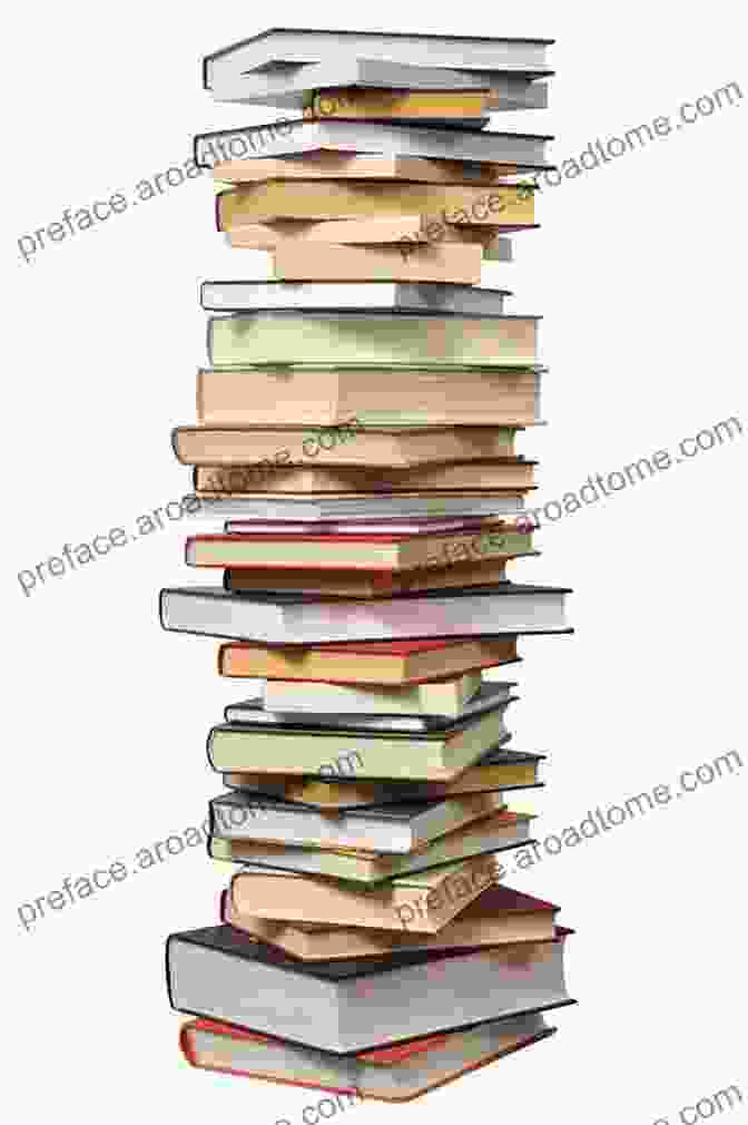 A Towering Stack Of Books Represents The Vast Knowledge Within The Book. English For Everyone Junior Beginner S Course: Look Listen And Learn