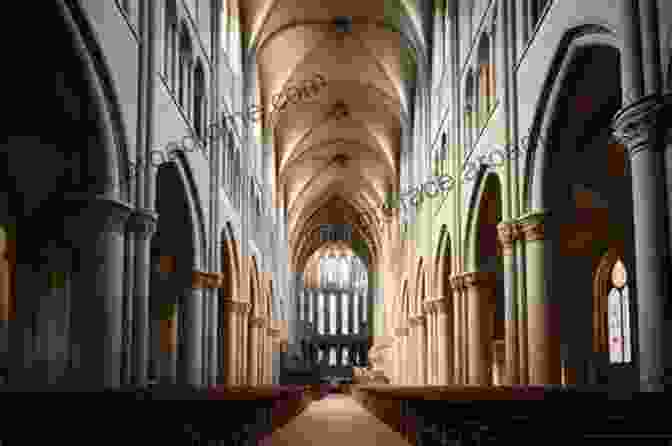 A Vast, Empty Cathedral Interior, Showcasing The Interplay Of Light And Shadow. Kenosis Creativity Architecture: Appearance Through Emptying (Routledge Research In Architecture)