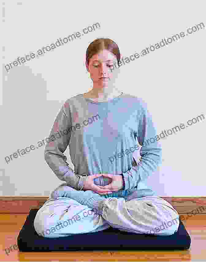 A Woman Sitting In Meditation Posture, Focusing On Her Breath Mindfulness In Plain English For Beginners: Simple Exercises On How To Manage Stress And Achieve Peace Of Mind