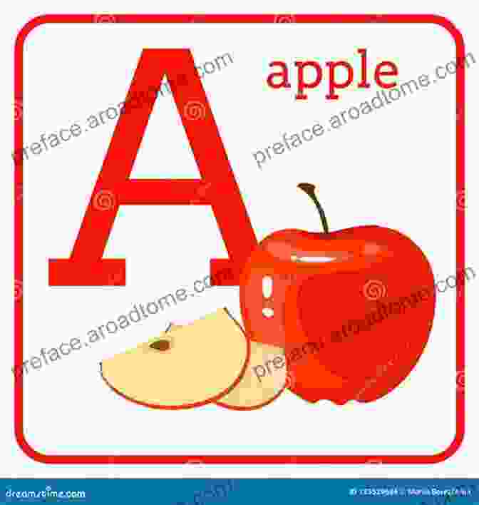 Adorable Illustration Of The Letter 'A' As An Apple ABC Parade: Simple Cute ABC For Toddlers Or Pre School Children (ABC Books)