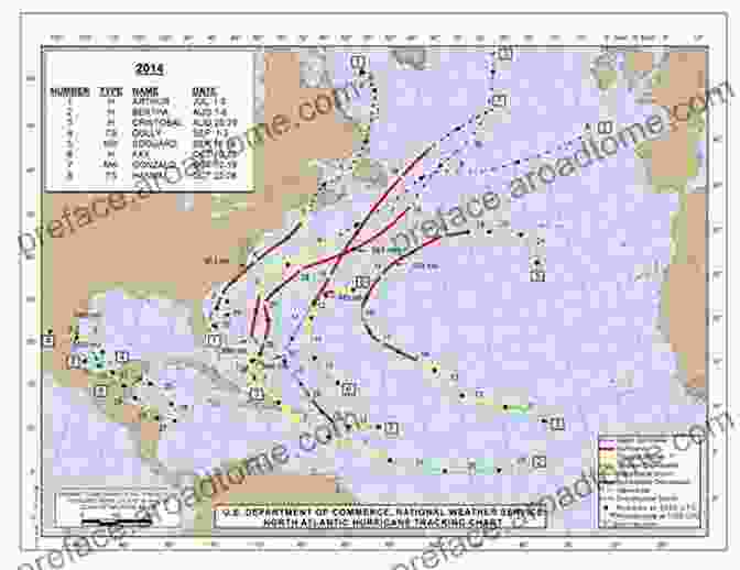 Hurricane Devastation North Atlantic Hurricane Track 1851 2024