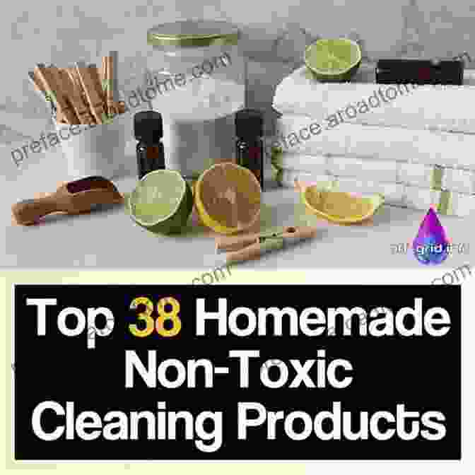 Image Of Various Homemade Non Toxic Cleaning Solutions Detox Your Home: A Complete Guide To Remove The Toxins From Home For The Busy Mama Make Your Home Safe And Healthy With 80+ DIY Recipes Product Recs Shopping Lists Research And More