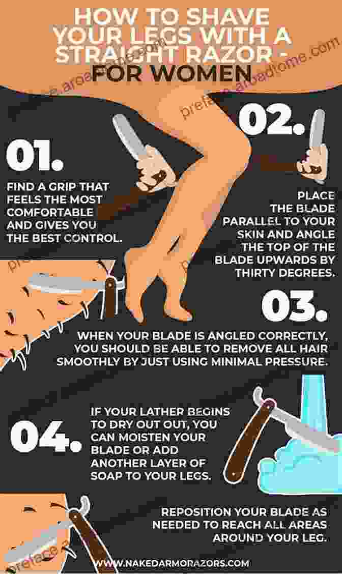 Shaving Your Legs With A Sharp Razor And Shaving Cream The Ultimate Head To Toe Shave Guide