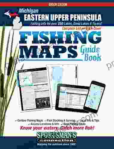 Eastern Upper Peninsula Michigan Fishing Map Guide