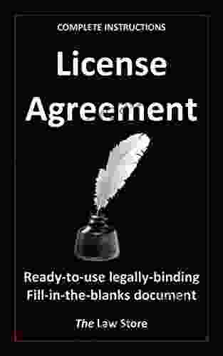 License Agreement: Ready To Use Legally Binding Fill In The Blanks Document